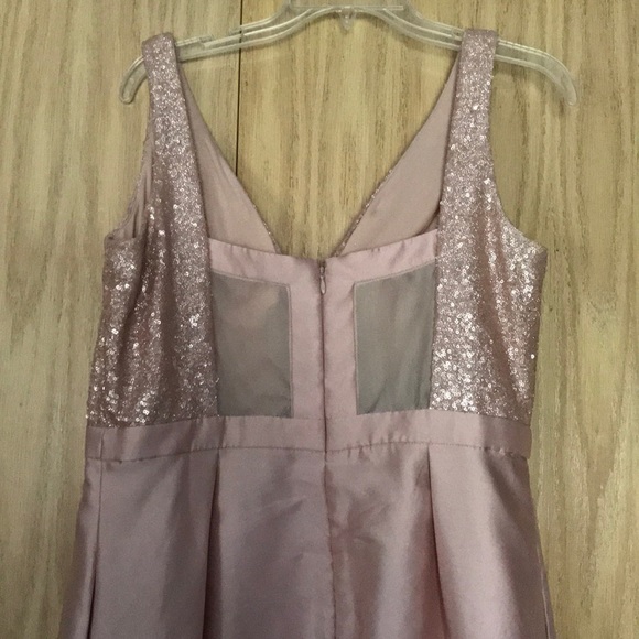 Long Prom dress- Champagne colored - Picture 2 of 5